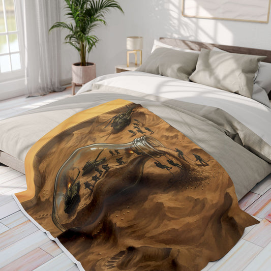 Sandpit Fantasy Fleece Blanket — Kids Imaginative Play | Velvet Ink Market