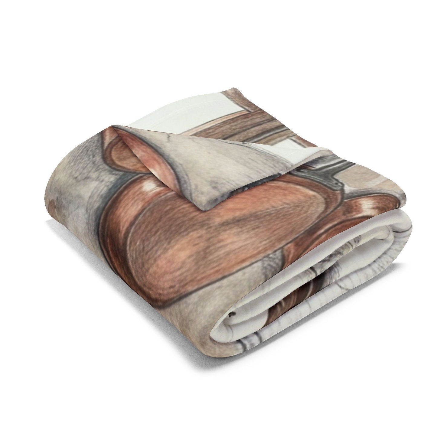 Abstract Mackerel Fleece Blanket — Nature Art Home Decor | Velvet Ink Market