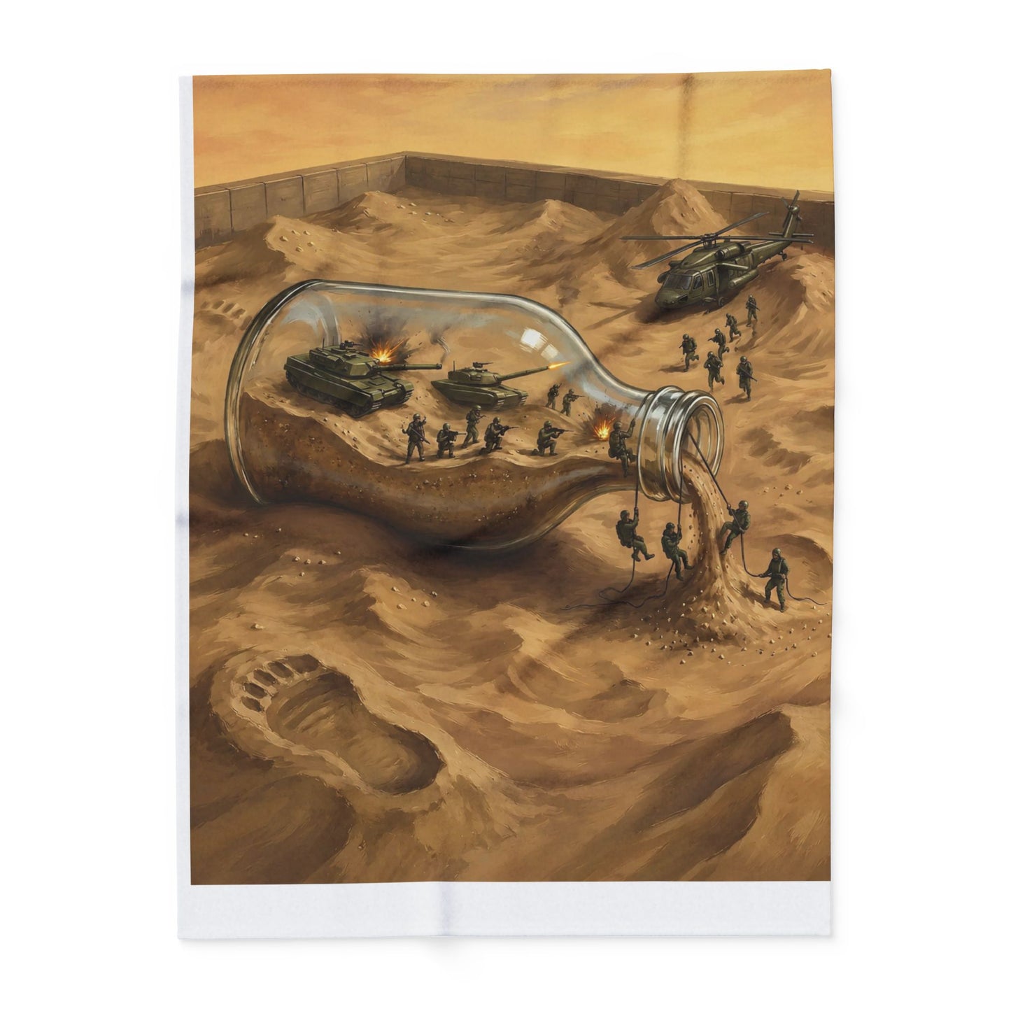 Sandpit Fantasy Fleece Blanket — Kids Imaginative Play | Velvet Ink Market