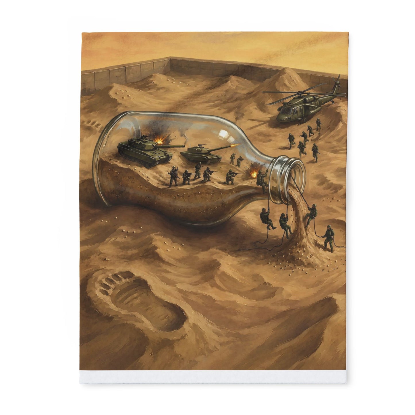 Sandpit Fantasy Fleece Blanket — Kids Imaginative Play | Velvet Ink Market
