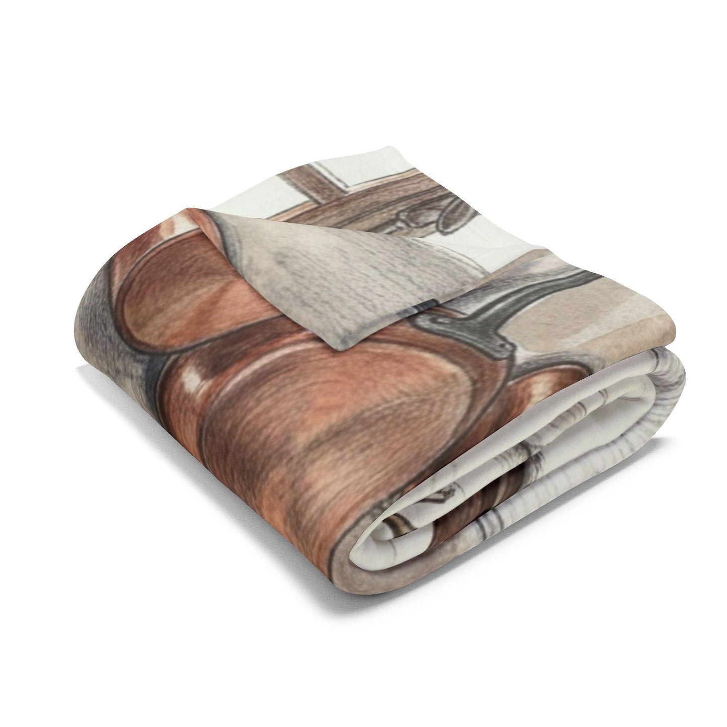Abstract Mackerel Fleece Blanket — Nature Art Home Decor | Velvet Ink Market