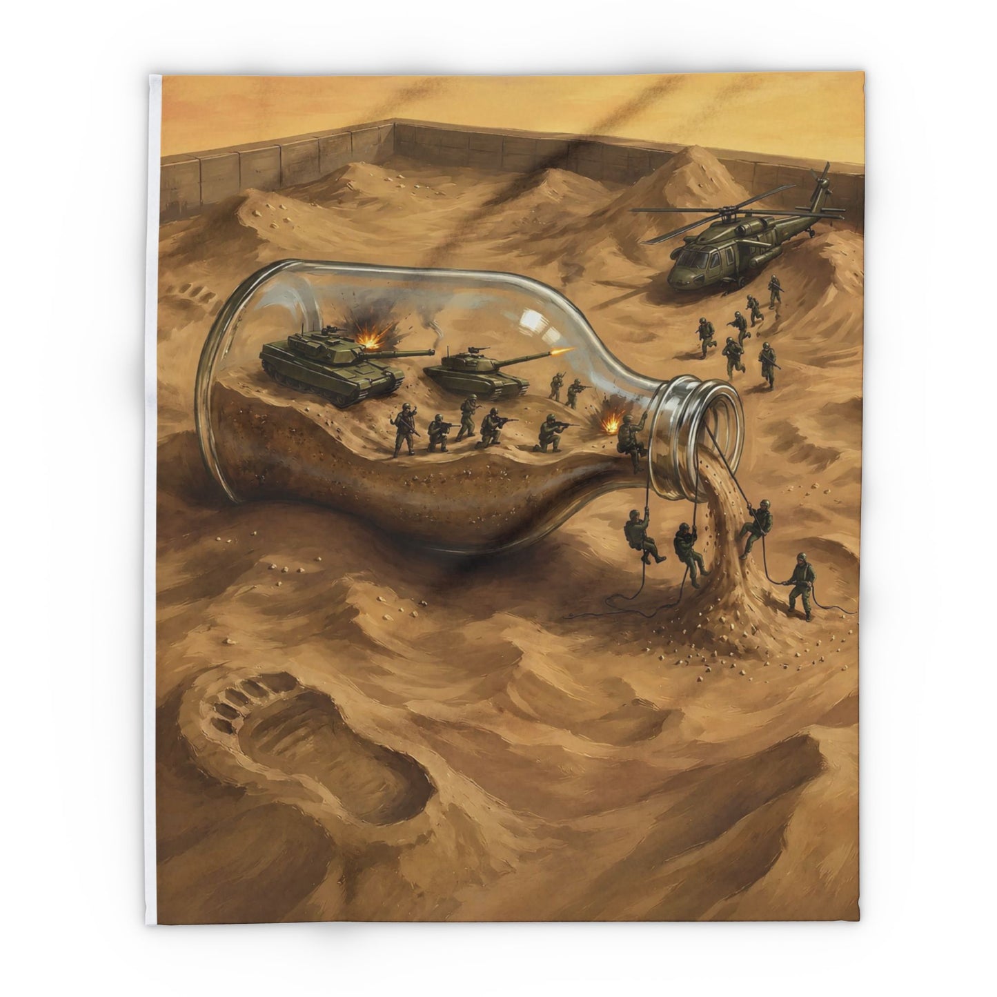 Sandpit Fantasy Fleece Blanket — Kids Imaginative Play | Velvet Ink Market